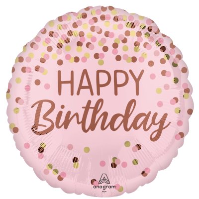 Circle - pink HB 43cm - foil balloon