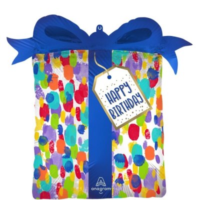 Hole with blue baby HB 63x68cm - foil balloon