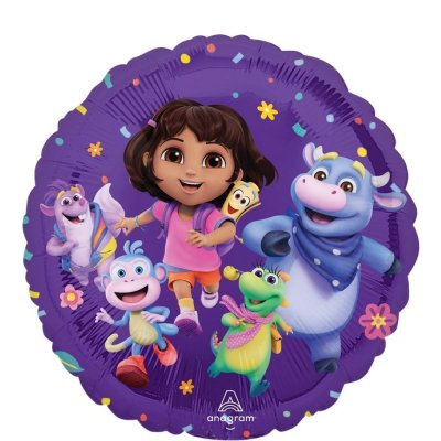 Circle - Dora the Traveler 43cm - foil balloon