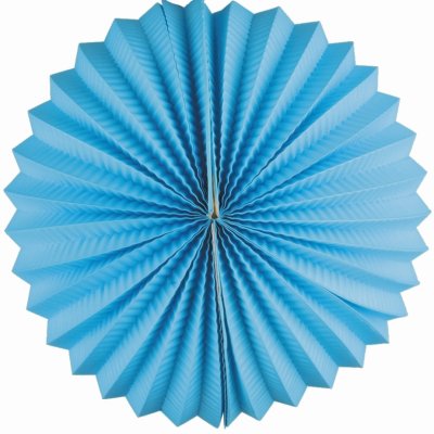 Round paper lantern 25cm - blue