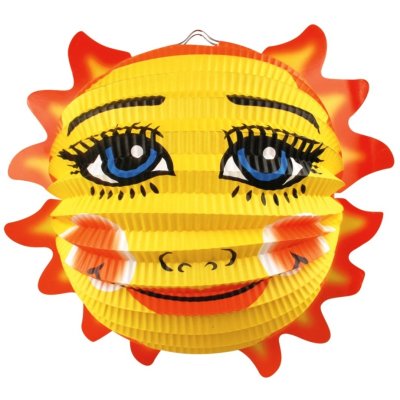 Paper lantern Sun 33x17cm