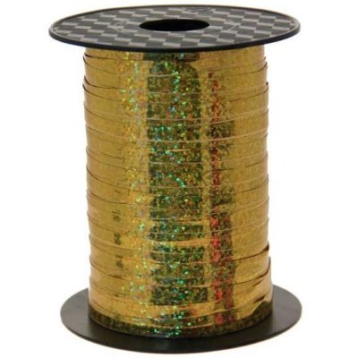 Holographic gold ribbon (5mm x 250m)