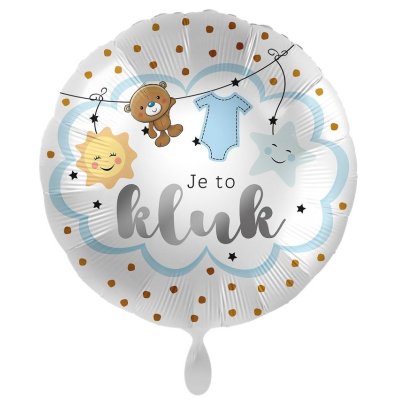 Circle It's a boy CZ 43cm - foil balloon