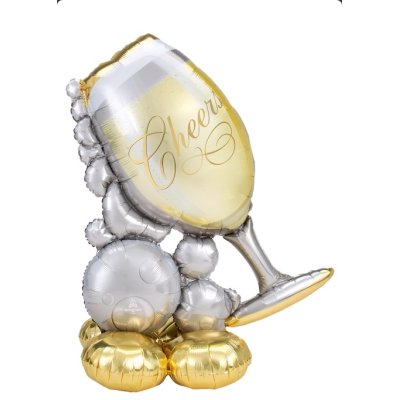 Champagne glass 104x129cm - foil balloon