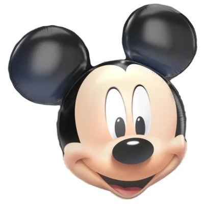 Mickey Mouse head 79x73cm foil balloon