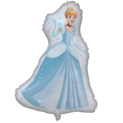 Cinderella 97x75cm foil balloon