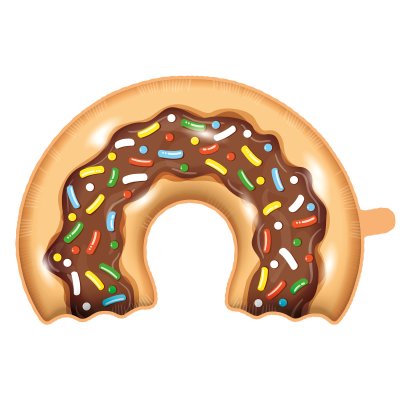 Donut 56x54.5cm foil balloon