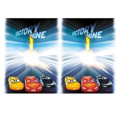 Plastic tablecloth - Cars 120x180cm