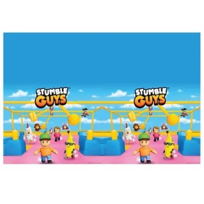 Plastic tablecloth - Stumble Guys 120x180cm