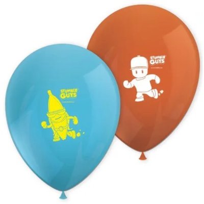 Stumble Guys - 8 pcs latex balloons 11"/28cm