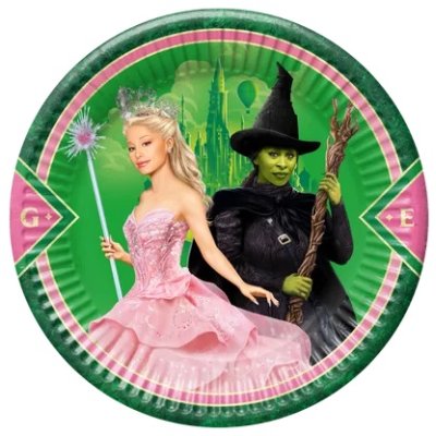 ECO paper plates "Magic" 23cm, 8 pcs