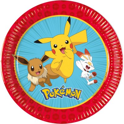 Paper plates EKO - Pokemon 20cm/8pcs