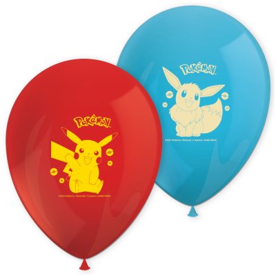 Pokemon - 8 pcs latex balloons 11"/28cm
