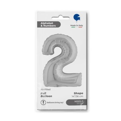 ÄŚĂŤSLICE MINI 2 (35cm, 14") foil inflatable balloon - Screenshot 2026-01-08 at 09-08-07 Balloon Number 2 Silver 14inc silver.png