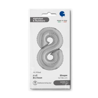 ÄŚĂŤSLICE MINI 8 (35cm, 14") inflatable foil balloon - Screenshot 2026-01-08 at 10-21-26 Balloon Number 8 Silver 14inc silver.png