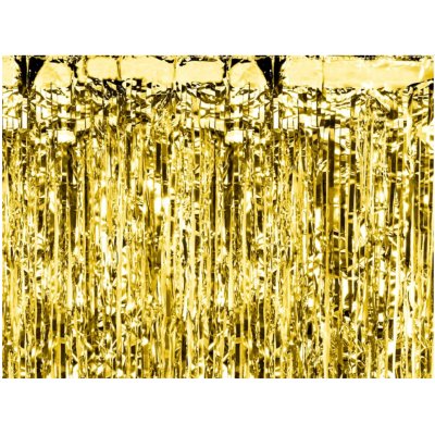 Party curtain gold 100x200cm