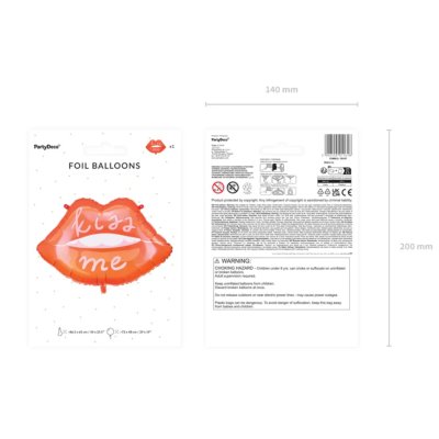 Lips Kiss Me 86.5x65cm - foil balloon - Screenshot 2026-01-12 at 09-40-46 Foil balloon Lips 86.5x65 cm mix - Designer decorations and ideas for every party! - PartyDeco.png