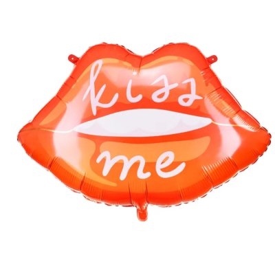 Lips Kiss Me 86.5x65cm - foil balloon