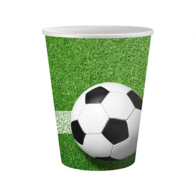 ECO paper cups - Football, 6 pcs