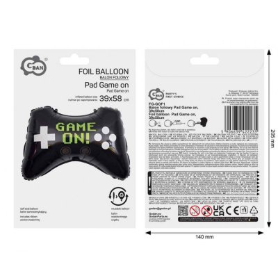 Game controller 39x58cm - foil balloon - 102530.jpg