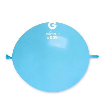 Connecting balloon 33cm/13" #009 light blue (50pcs/pack)