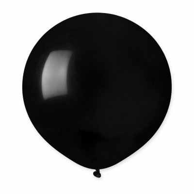 Balloon 48cm/19" #014 black (25pcs/pack)