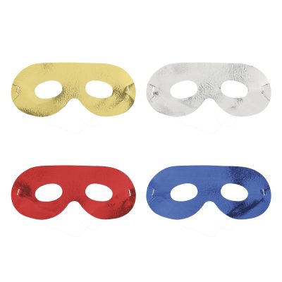 Mask - mix of colors, 8 pcs