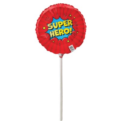 MINI Circle superhero 9"/23cm foil balloon