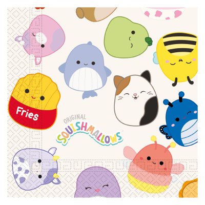 Paper napkins EKO - Squishmallows 33x33cm/20 pcs