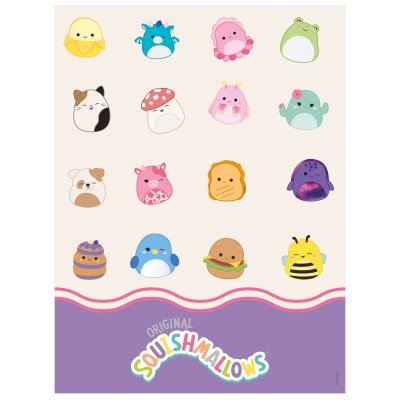 Plastic tablecloth - Squishmallows 120x180cm
