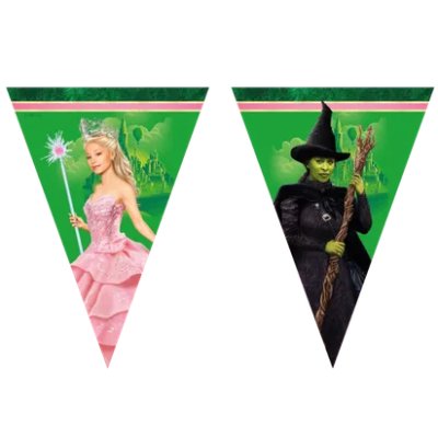 Flag garland EKO - ÄŚorodÄ›jka (9 flags)