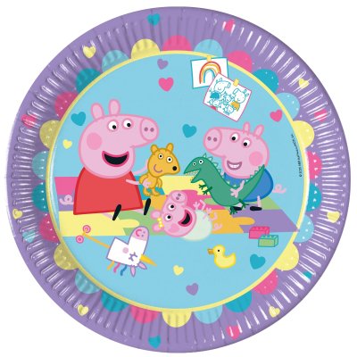 ECO paper plates - Pig Pepin 23cm/8 pcs