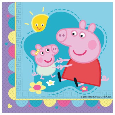 Paper napkins EKO - Pepina Pig 33x33cm/20pcs