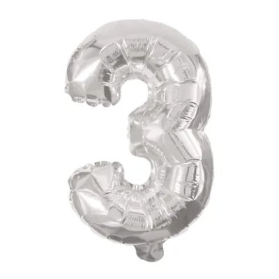 3 piece 85cm foil balloon