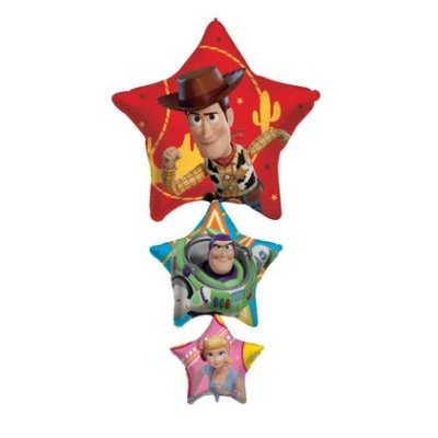 Stars Connected - Toy Story 90x54cm foil balloons and weights