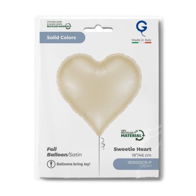 Heart satin cream 18"/46cm foil inflatable balloon - 183000scr-p-b.jpg