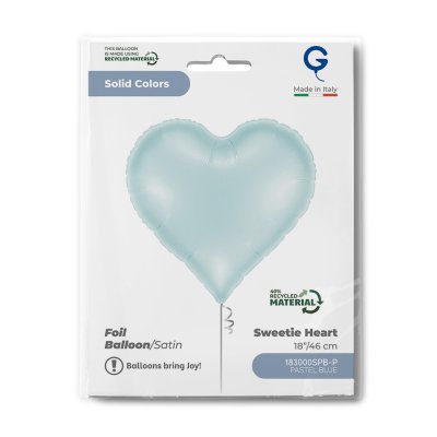 Heart satin blue 18"/46cm foil inflatable balloon - 183000spb-p-b.jpg
