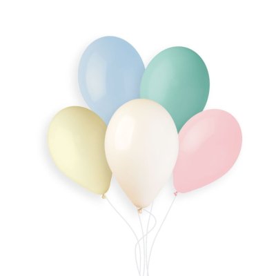 Balloon 33cm/13" marshmallow mix (50pcs/pack)