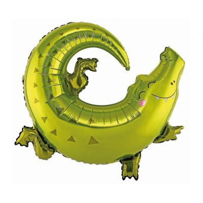 Crocodile 80x71cm - foil balloon