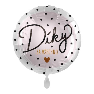 Circle of Thanks for Everything CZ 43cm - foil balloon