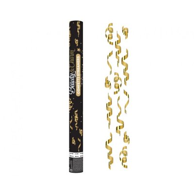 Confetti lining gold streamers, 60cm