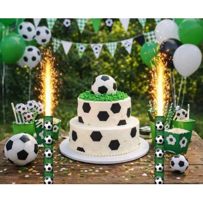 Football party fountain 12cm/1pc - 103477.jpg