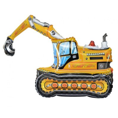 Excavator 89x55cm - foil balloon