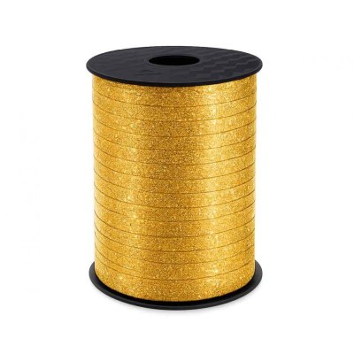 Gold glitter ribbon (5mmx458m)