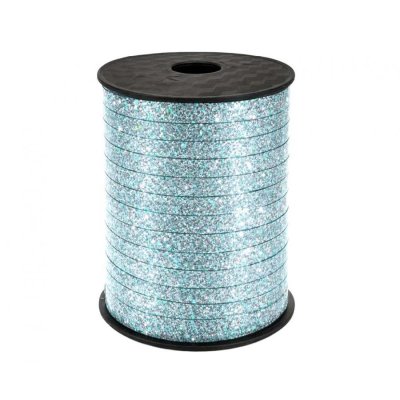 Sky blue holographic ribbon (5mmx458m)