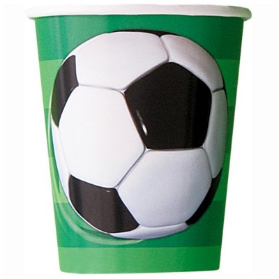 Paper coasters - 3D football, 8 pcs