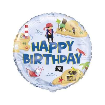 Circle - Pirate Ahoy! HB 18"/45cm foil balloon