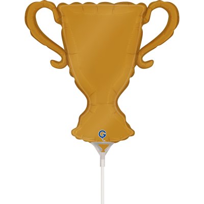 MINI Trophy gold 14"/35cm foil balloon