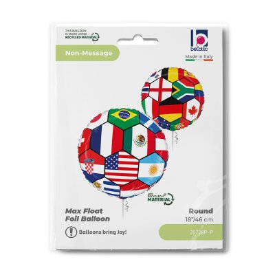 Circle - Soccer Nations 18"/46cm Foil Balloon - 26726p-p-b.jpg