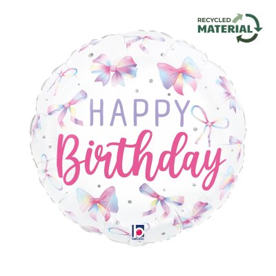 Circle - Happy Birthday Small Rainbow 18"/46cm Foil Balloon